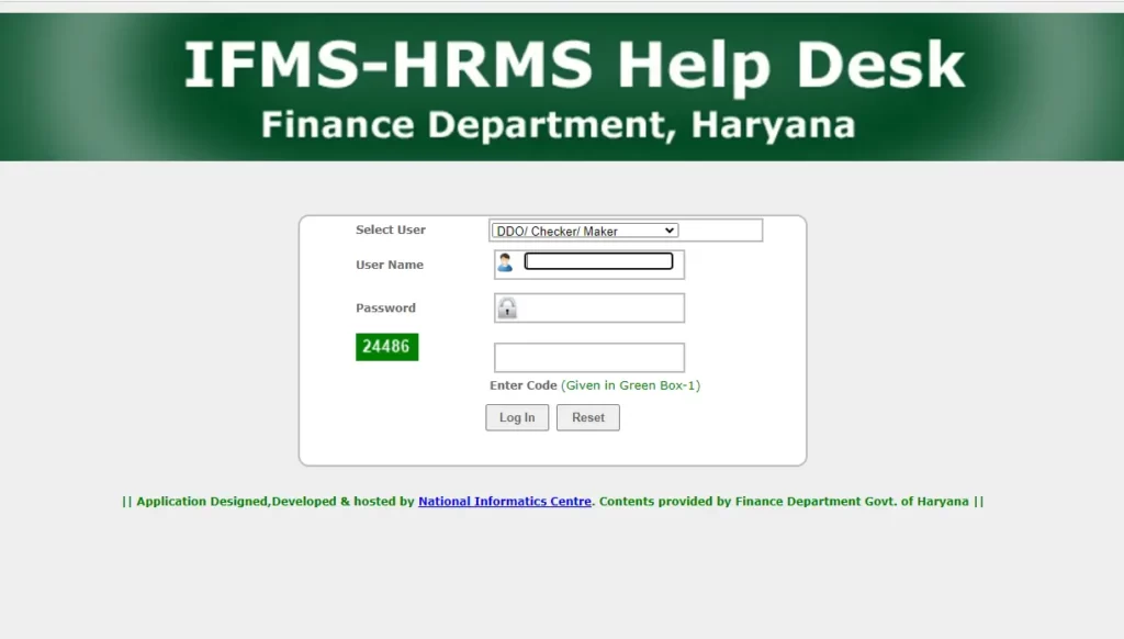 HRMS Haryana Helpdesk IFMS